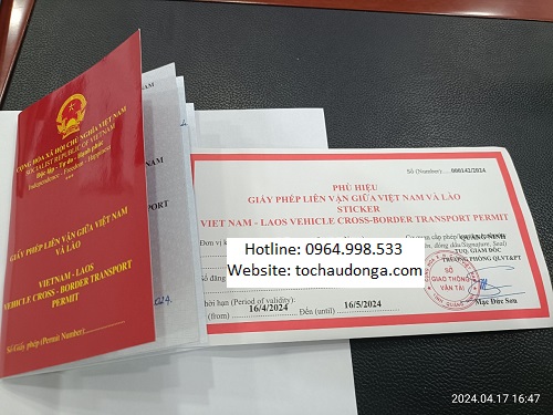 Dịch vụ làm giấy phép liên vận Việt - Lào siêu nhanh tại Bắc Giang