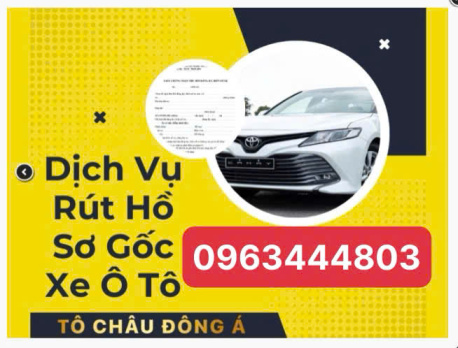 An Giang cung cấp dịch vụ Rút hồ sơ gốc xe ô tô online