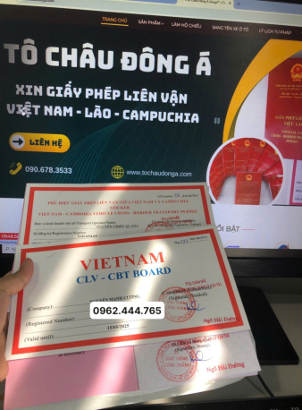 BẠN ĐANG  CẦN GIẤY LIÊN VẬN VIỆT- LÀO GẤP tại Bắc Giang