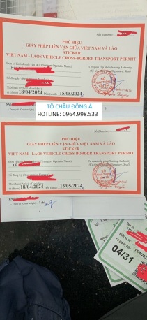 Cấp giấy phép liên vận Việt - Lào cấp tốc tại Ninh Bình