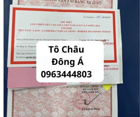 Cấp giấy phép liên vận Việt Lào tại BẮC KẠN đơn giản