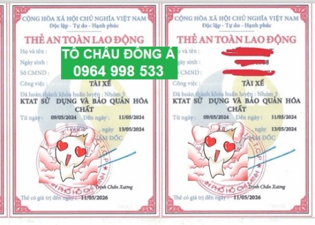 Cấp thẻ an toàn lao động siêu nhanh tại Hồ Chí Minh uy tín giá rẻ