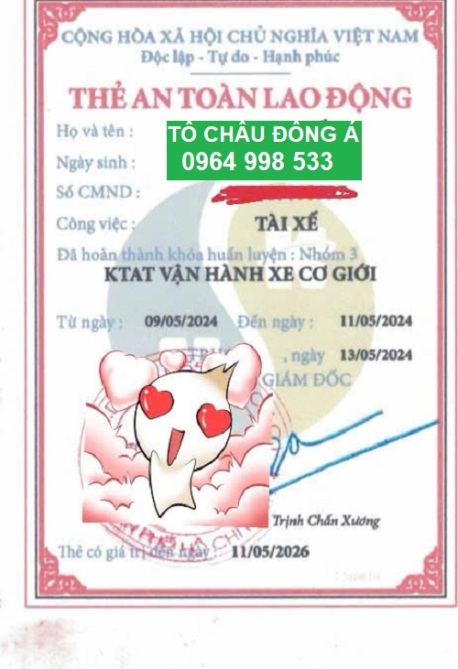 Cấp thẻ an toàn lao động tại Gia Lai cực nhanh