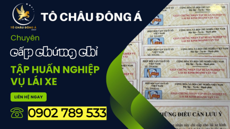 Cấp thẻ tập huấn lái xe siêu nhanh siêu rẻ Ninh Thuận