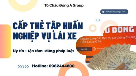 Cấp Thẻ Tập Huấn Nghiệp Vụ Lái Xe Uy Tín Tại Thanh Hóa