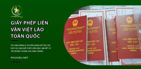 Chuyên cung cấp làm giấy phép liên vận Việt Lào giá rẻ tại Phú Yên