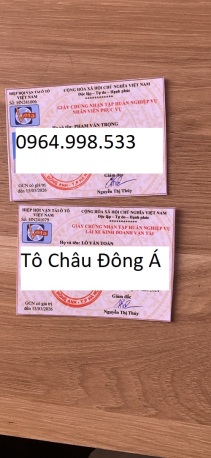Đăng kí giấy chứng nhận nghiệp vụ tập huấn lái xe ở Bắc Giang