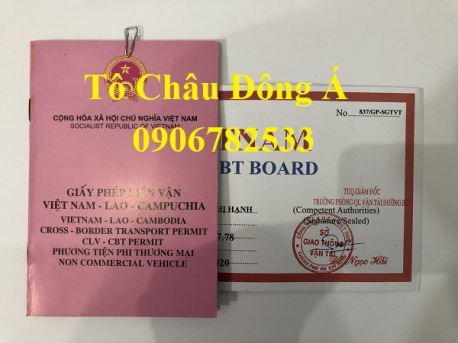 Địa chỉ cấp giấy phép liên vận Việt - Lào - Cam uy tín