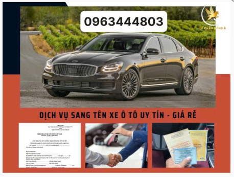 Dịch vụ chuyển tên xe ô tô tại Hải Phòng uy tín