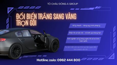 Dịch vụ đổi biển trắng sang vàng trọn gói tại Sơn La