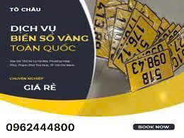 Dịch vụ làm biển vàng xe ô tô trọn gói tại Lai Châu