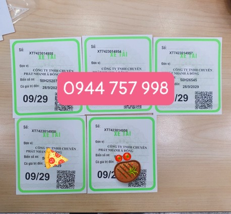 Dịch vụ làm phù hiệu xe ô tô tại Đà Nẵng