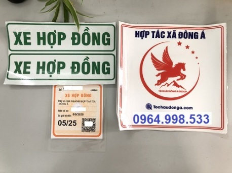 Dịch vụ làm phù hiệu xe siêu nhanh tại Bắc Giang