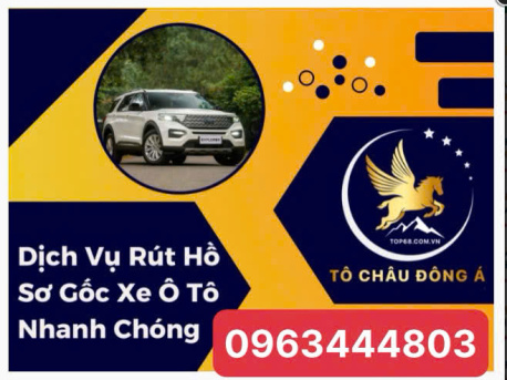 Dịch vụ rút hồ sơ gốc xe ô to đơn giản uy tín tại Tuyên Quang