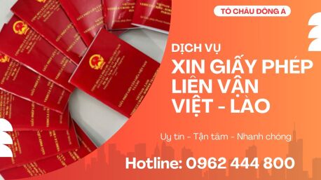 Dịch Vụ Xin Giấy Phép Liên Vận Việt Lào cho xe tại Khánh Hòa 