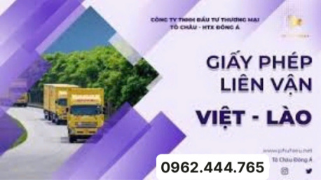 Dịch vụ xin giấy phép liên vận Việt Lào uy tín tại Hà Tĩnh