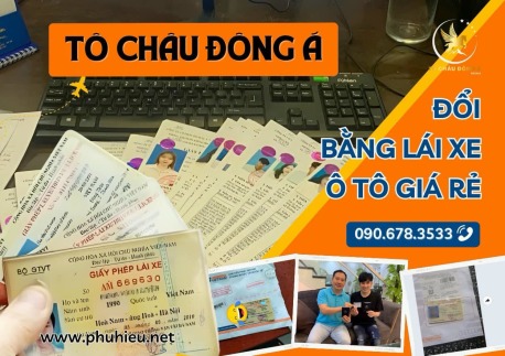 Đổi bằng lái thủ tục đơn giản tại Long An