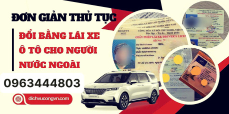 Đổi bằng lái xe cho người nước ngoài tại Việt Nam ở tỉnh Thái Nguyên 