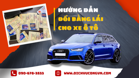 Đổi bằng lái xe ô tô Cà Mau siêu nhanh