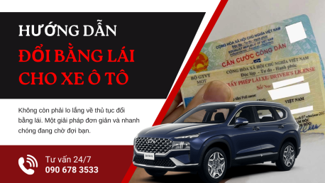 Đổi bằng lái xe ô tô Hải Phòng uy tín