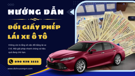 Đổi bằng lái xe ô tô Lạng Sơn giá rẻ, uy tín