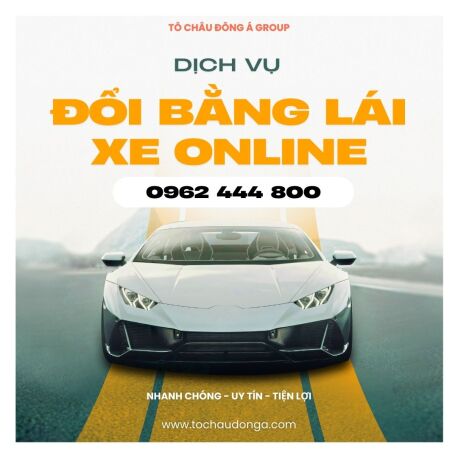 ĐỔI BẰNG LÁI XE Ô TÔ ONLINE TẠI XÃ TÂN HỘI, HÀ NỘI