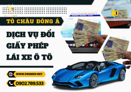 Đổi bằng lái xe ô tô uy tín giá rẻ Hồ Chí Minh