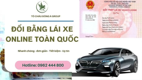 ĐỔI BẰNG LÁI XE ONLINE ĐƠN GIẢN TẠI NINH BÌNH