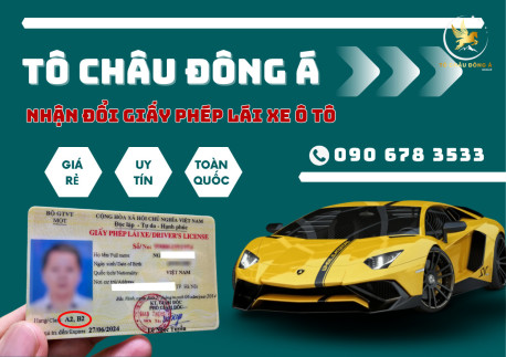Đổi giấy phép lái xe ô tô giá rẻ tại Thanh Hóa