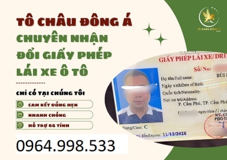 Đổi giấy phép lái xe tại Đồng Tháp giá ưu đãi khủng chỉ 399k