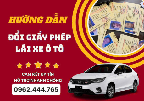 Gia hạn,Đổi bằng lái xe ô tô nhanh tại Bắc Ninh 