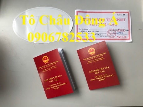 Giấy phép liên vận Việt - Lào