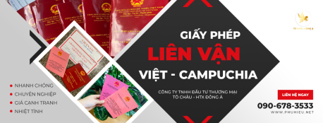 Giấy phép liên vận Việt Nam - Campuchia tại Cần Thơ giá rẻ