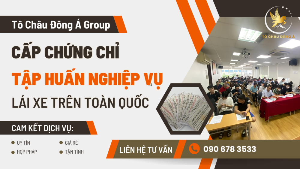 Cấp giấy chứng chỉ tập huấn nghiệp vụ lái xe tại Nam Định nhanh chóng
