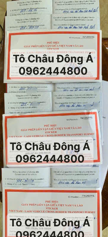Dịch vụ làm giấy phép liên vận Việt - Lào trọn gói tại Thái Nguyên