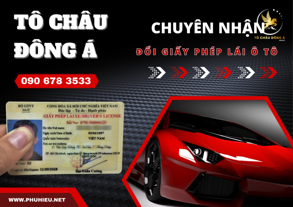 Đổi bằng lái xe giá sốc tại Điện Biên