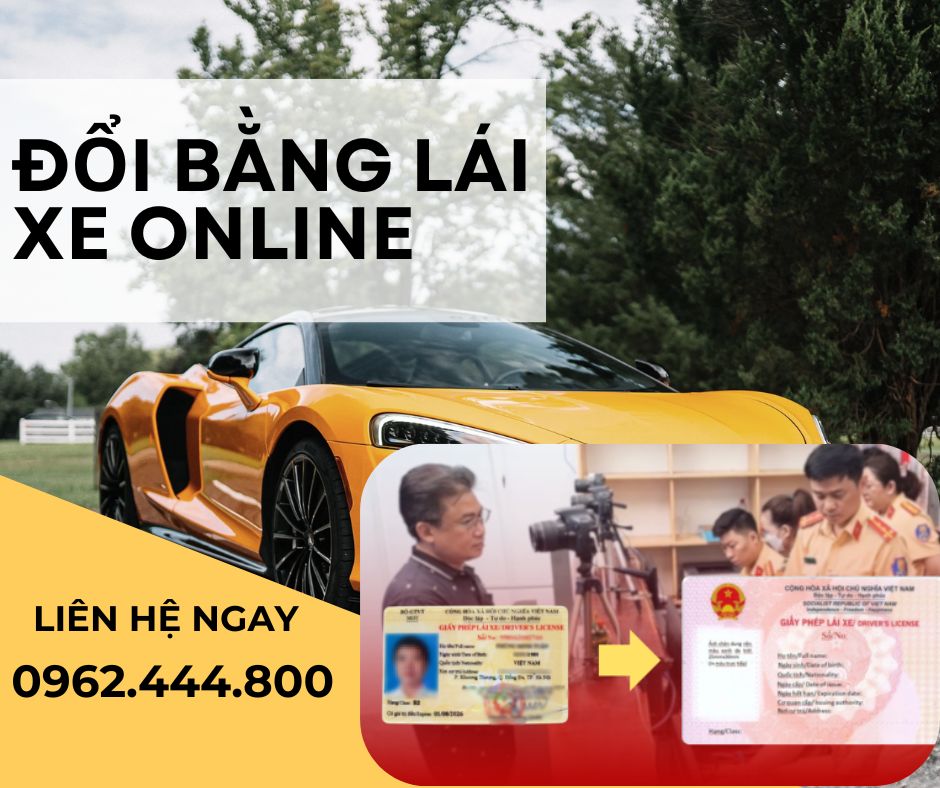 ĐỔI BẰNG LÁI XE ONLINE TẠI LÀO CAI