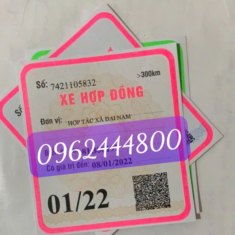 Đơn vị làm phù hiệu xe Hợp đồng uy tín tại Hà Nội