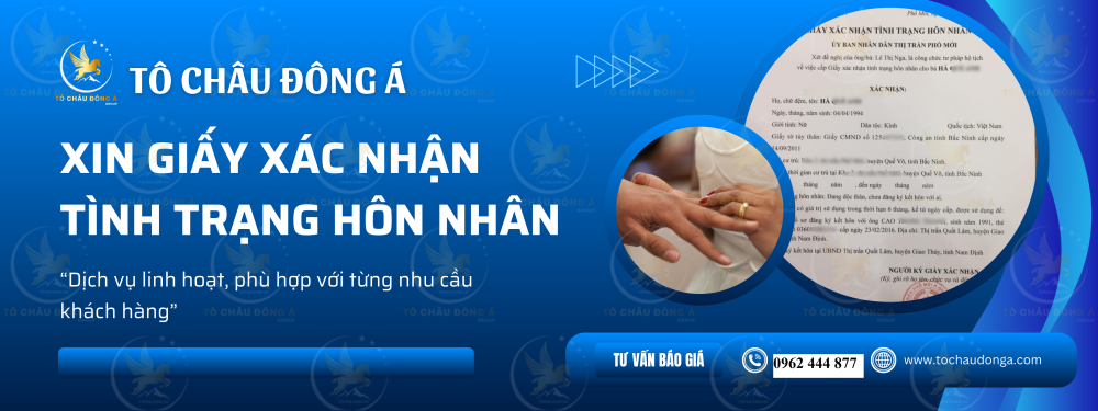Dịch vụ xin xác nhận hôn nhân online