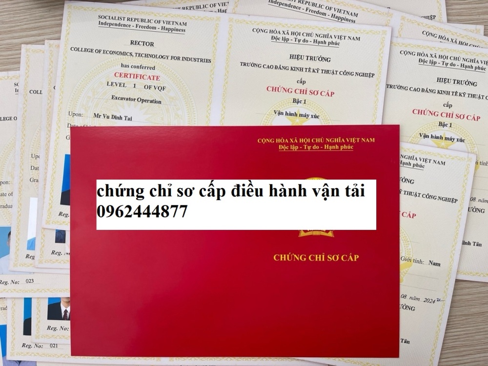 Tô Châu Đông Á đào tạo chứng chỉ sở cấp vận tải