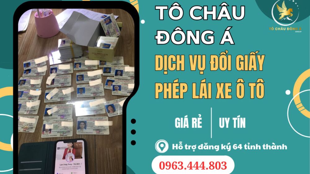 Có dịch vụ đổi bằng, gia hạn bằng lái xe ô tô  tại KonTum