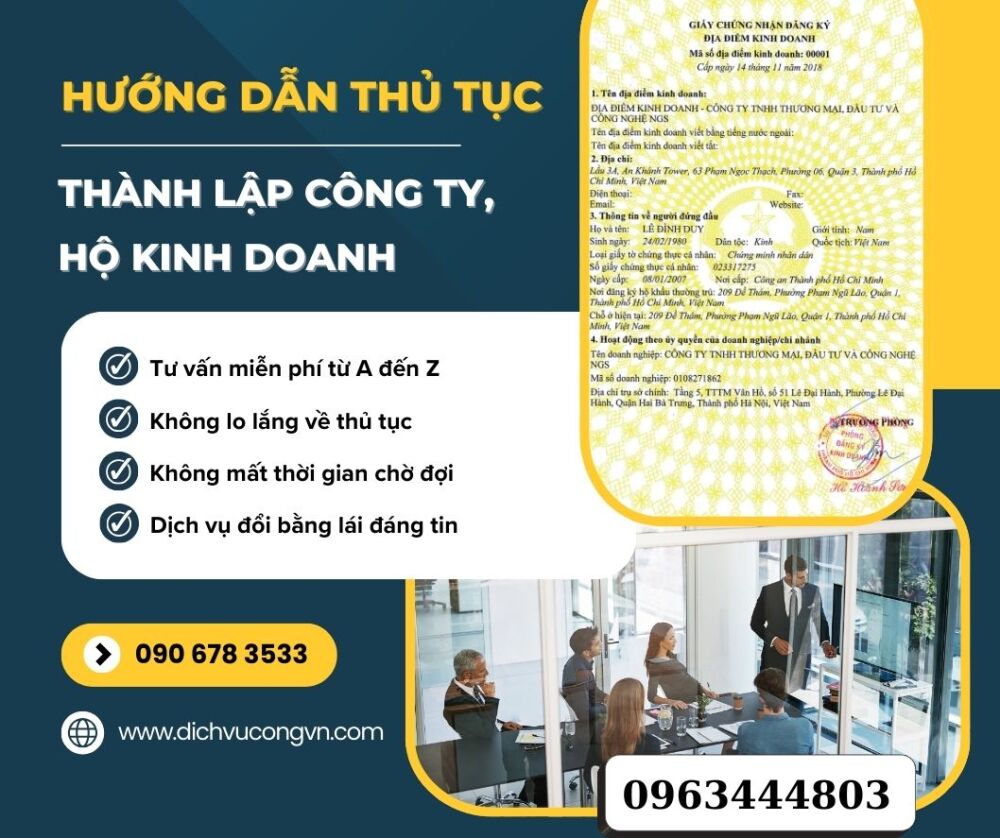 Đăng ký thành lập doanh nghiệp khởi nghiệp tại Hà Nội.