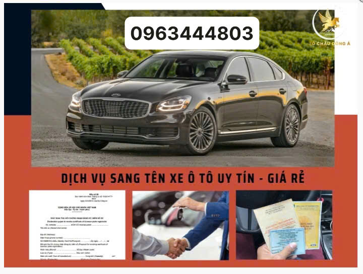 Dịch vụ sang tên xe tại Vĩnh Phúc uy tín, nhanh chóng