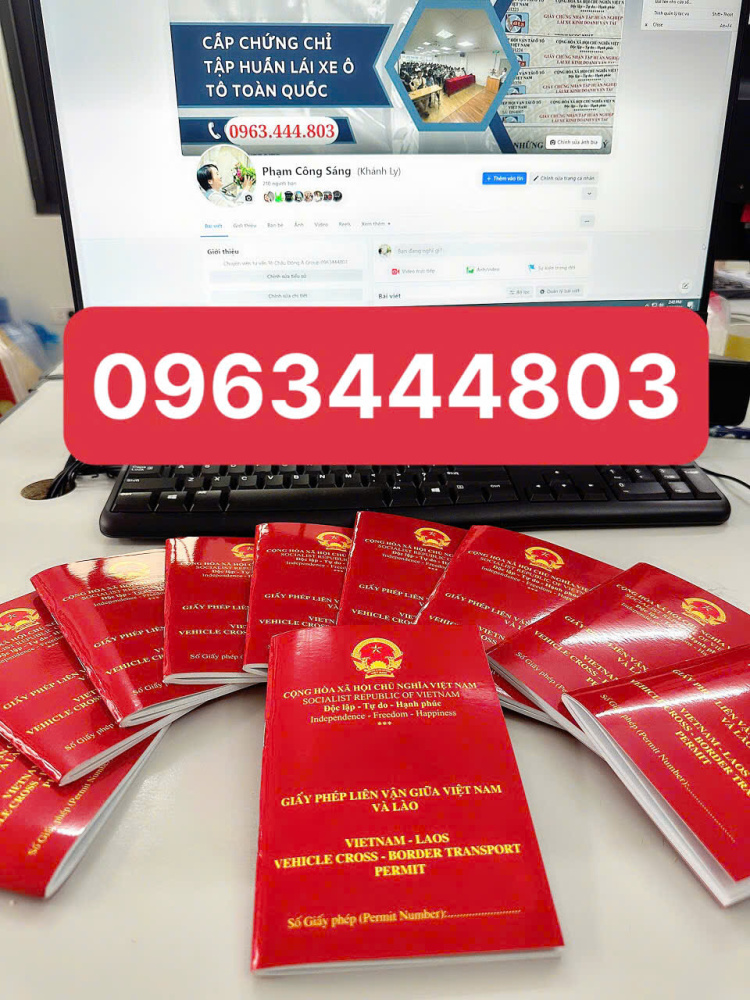 Giấy phép liên vận Việt Nam, Lào  tại Phú Thọ nhanh