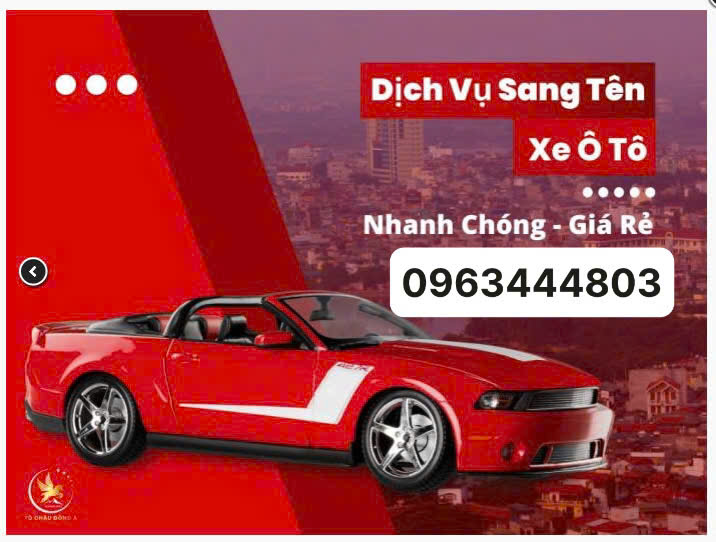 Làm Sang tên xe ô tô ở Bắc Giang, dịch vụ nhanh
