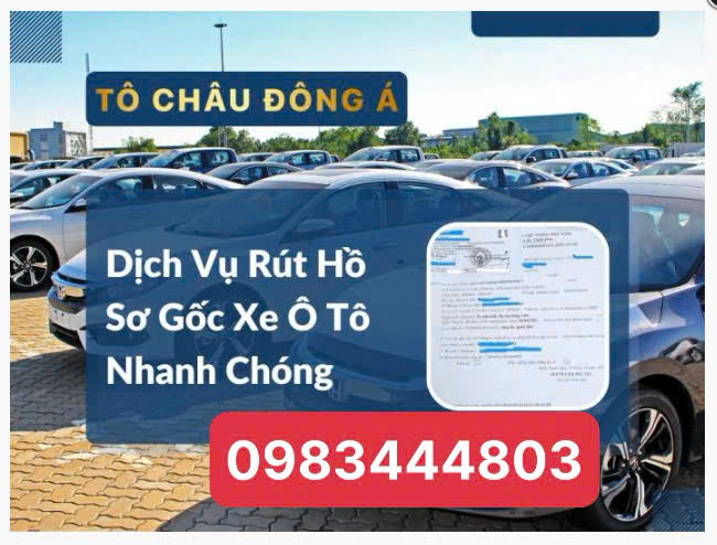 Nhận rút hồ sơ gốc xe ô tô tại Hải Phòng nhanh chóng, đơn giản