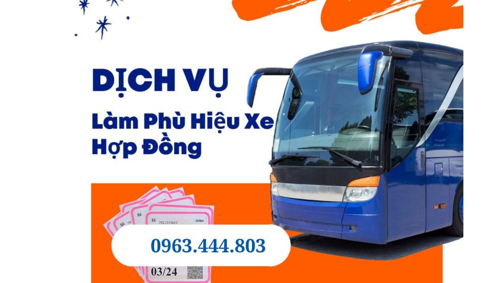 Phù hiệu xe tại CAO BẰNG đơn giản nhanh gọn. 