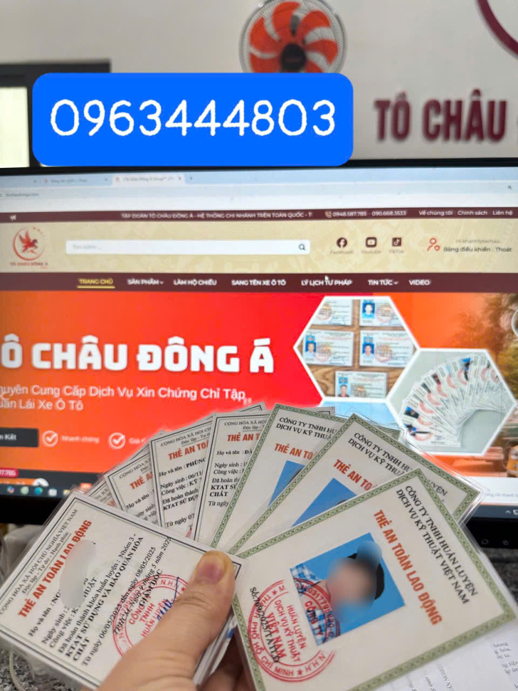 Xin cấp thẻ an toàn lao động nhóm 3 nhanh chỉ 3 ngày ở Hòa Vang, Đà Nẵng
