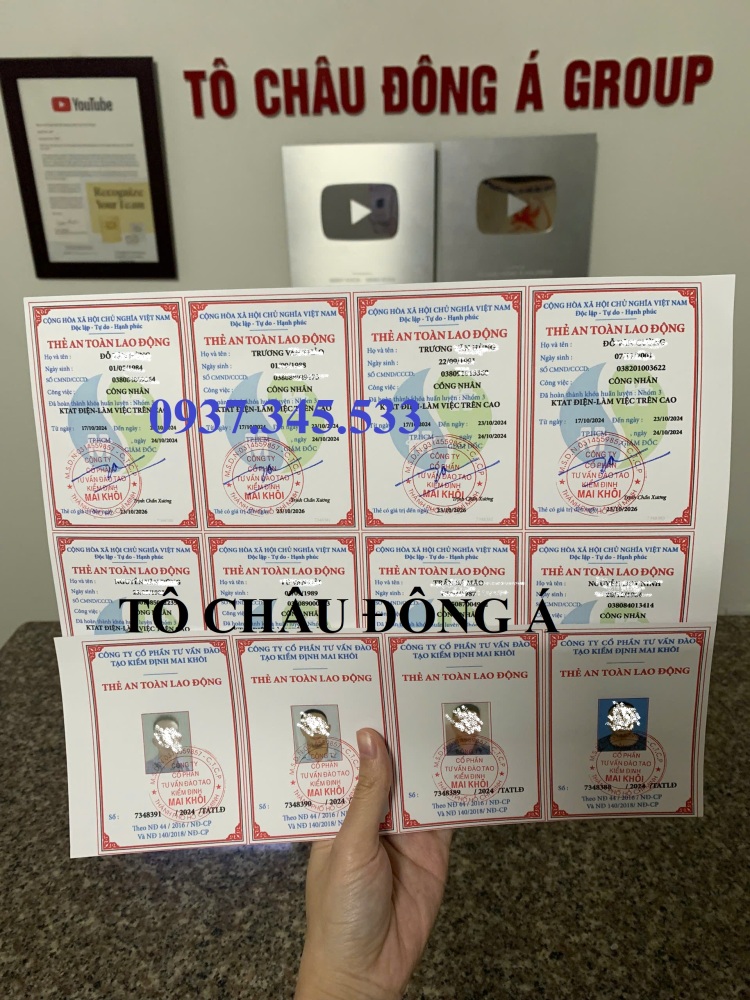 Cấp nhanh thẻ an toàn lao động cho tài xế nhóm 3 ở Tây Ninh
