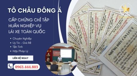 Làm chứng chỉ tập huấn nghiệp vụ lái xe uy tín giá rẻ chỉ 299k 